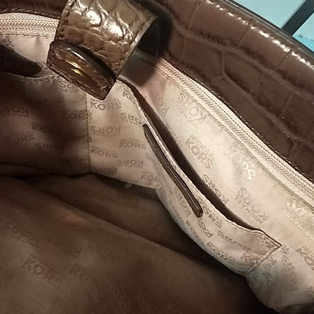 Michael Kors Python Hamilton Handbag - image 6